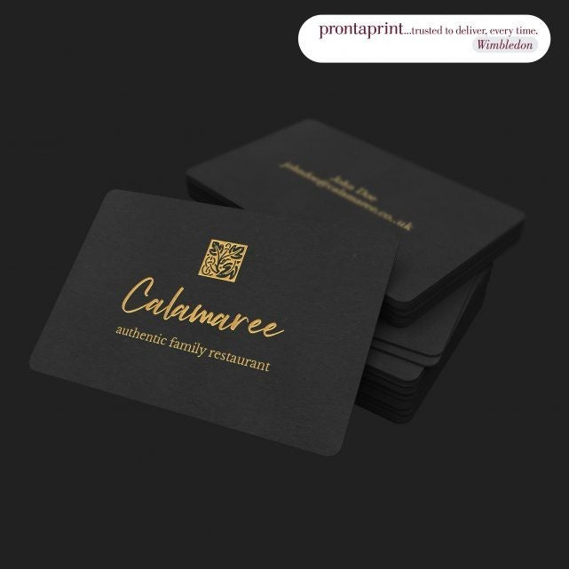 Silk w/ Foil Business Cards