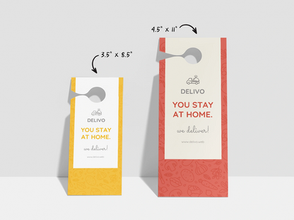 14PT Door Hangers