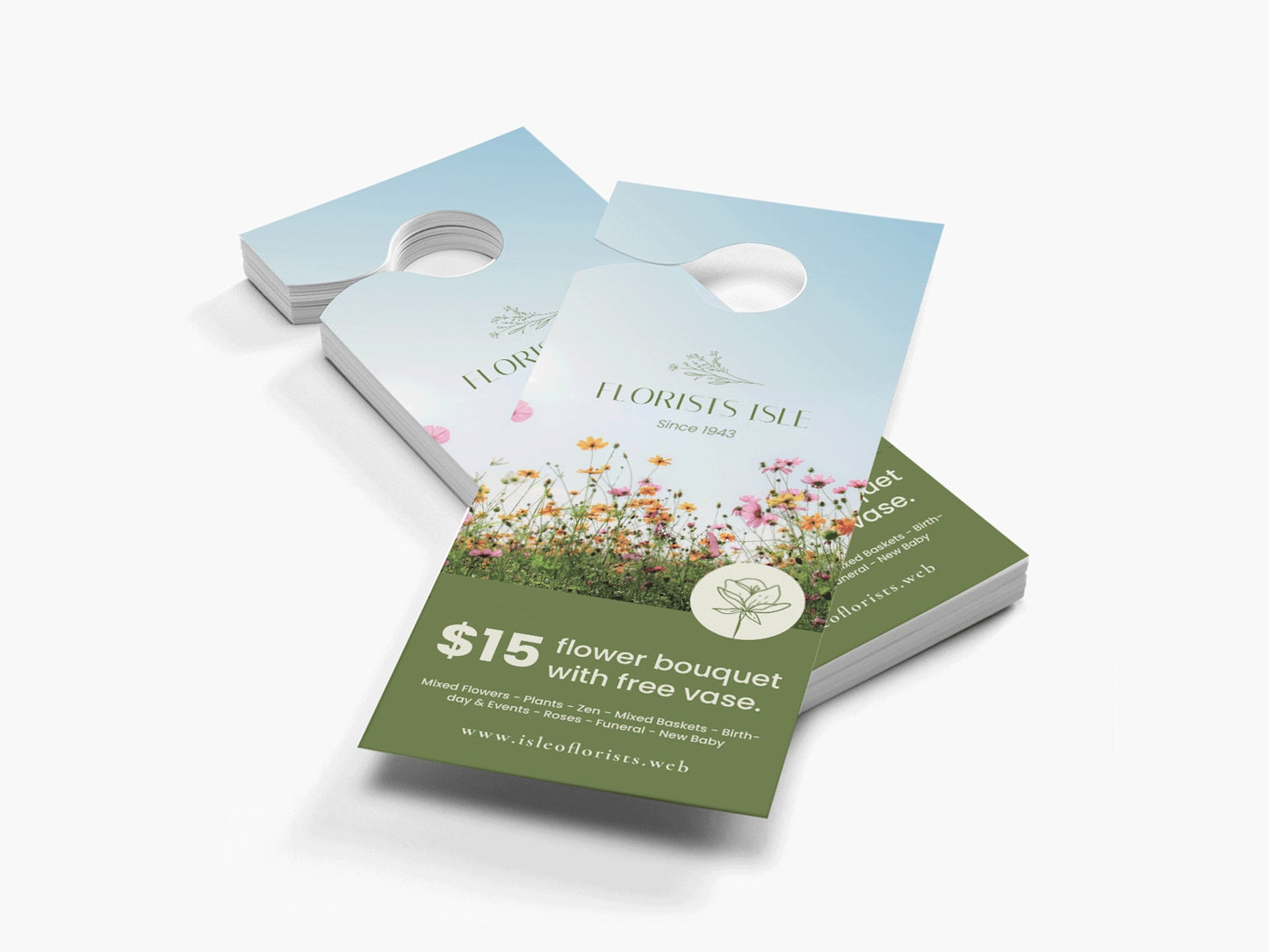 14PT Door Hangers