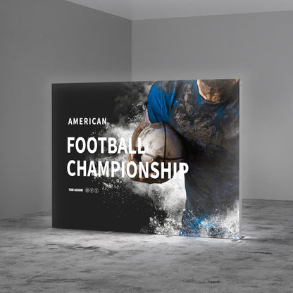 10FT SEG Backlit Fabric Stand