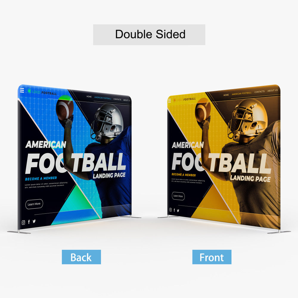 10FT Straight Tension Fabric Displays
