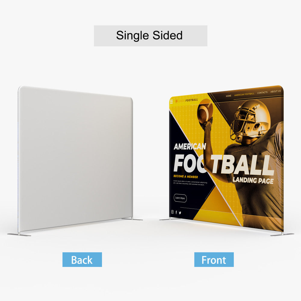 10FT Straight Tension Fabric Displays