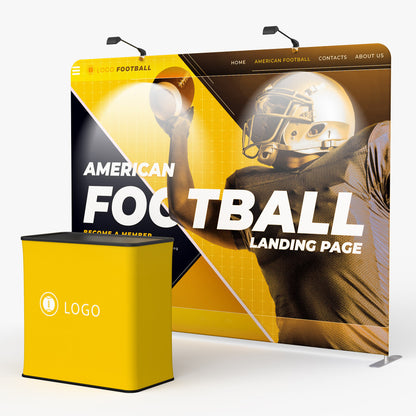 10FT Straight Tension Fabric Displays