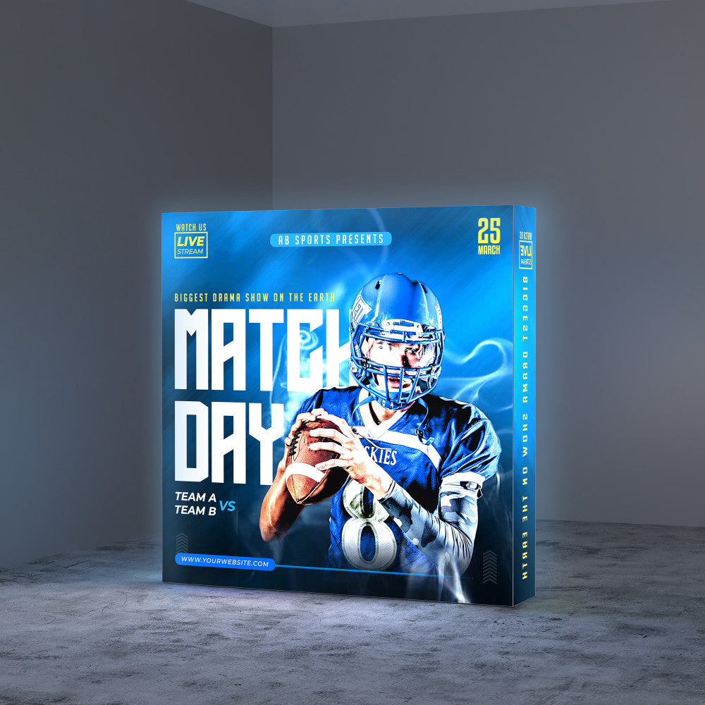 8FT SEG Backlit Popup Stand