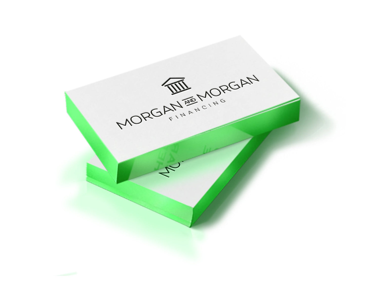 32PT Metallic Painted Edge Business Cards
