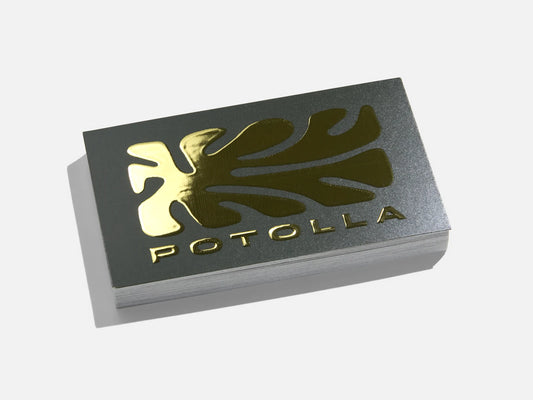 Suede w/ Raised Foil Business Cards